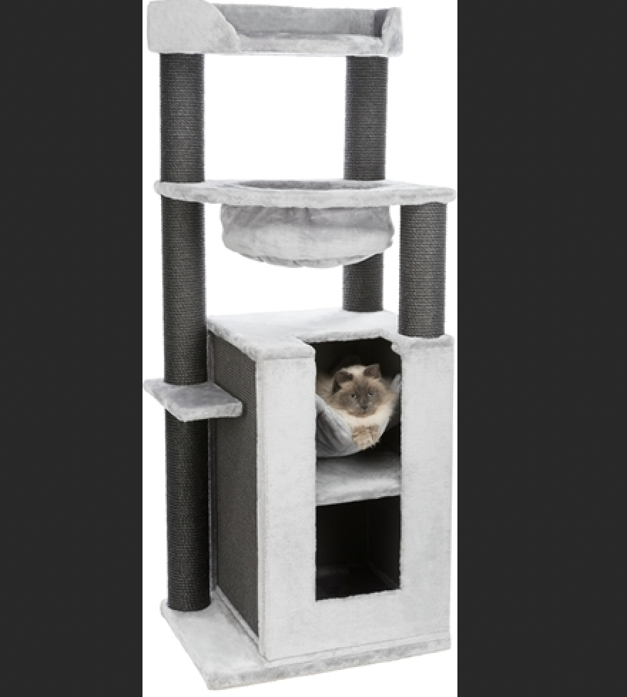 Kratzbaum XXL Leandro Grau 63X50X163 CM